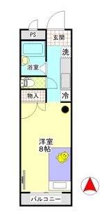 1Kの間取り画像