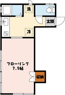 グリーンハイツ【1階】の間取り
