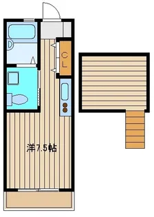 サウススプリング【2階】の間取り
