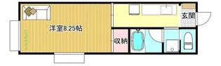 シュガーリッチ【201号室】の間取り