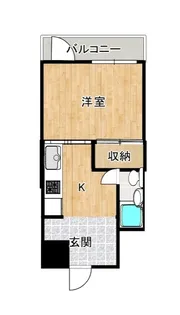 メゾンプチトマト【201号室】の間取り