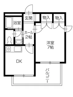 キングスコート【601号室】の間取り