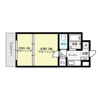 パークコート平尾の間取り