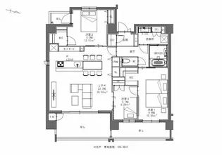 シャーメゾンステージBEFU【5階】の間取り