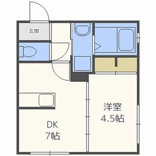 KAP六本松【1階】の間取り