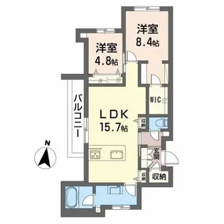 Klang Hibikiの間取り