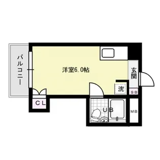 エルビス警固【3階】の間取り