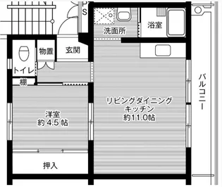 Vellegehouse荒木【402号室】の間取り