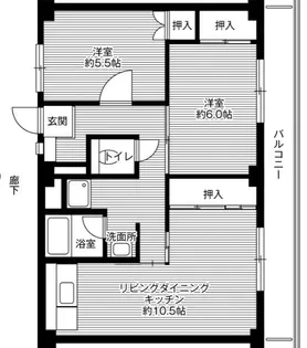 Vellege House宗像Ⅴ【402号室】の間取り