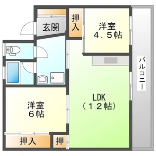 Vellegehouse佐々末永【406号室】の間取り