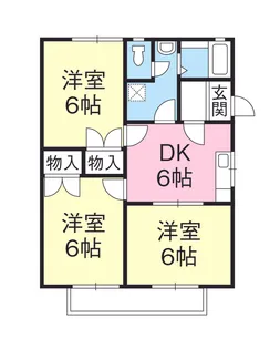 ベル ヴィラージュ渋谷【201号室】の間取り