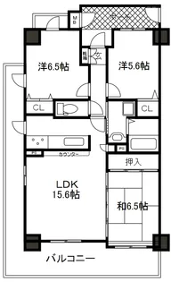 コスモ武庫川公園【8階】の間取り