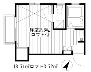 サンクもも【201号室】の間取り