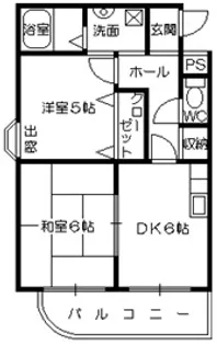 マンション伊藤【301号室】の間取り
