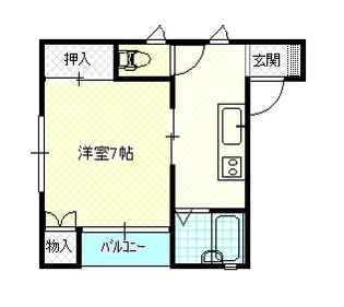 グレイスハウス【201号室】の間取り
