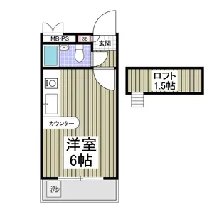 べルピア北本2【203号室】の間取り