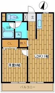 ユアーキャッスル【302号室】の間取り