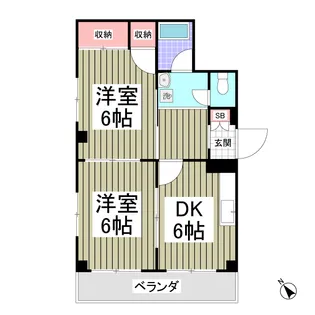 平野マンション【105号室】の間取り