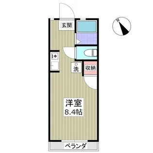 フォレスト東大宮【202号室】の間取り