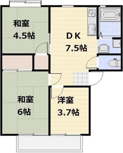 サンシティ大谷【103号室】の間取り