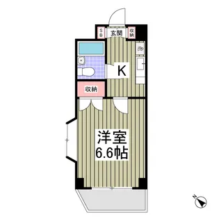 ワコーレエレガンス行田第2【201号室】の間取り