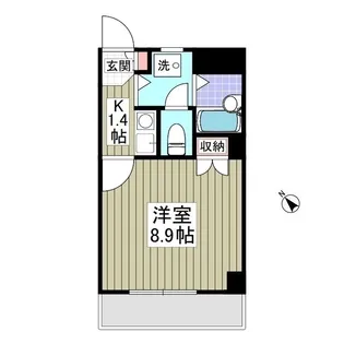 リブレス春日部【303号室】の間取り