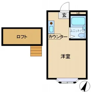 べルピア吹上第2【104号室】の間取り