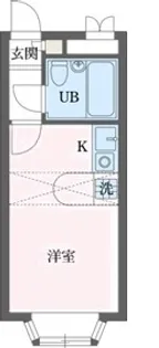 べルピア北本第1【107号室】の間取り