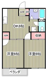 ファミールクロス【101号室】の間取り