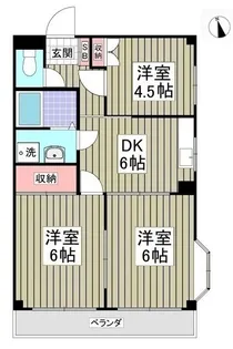 うぇる【501号室】の間取り