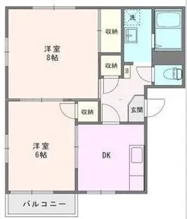 ハイムマロンB【202号室】の間取り