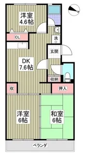 セジュールマンション【205号室】の間取り