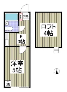 ミモザ【102号室】の間取り
