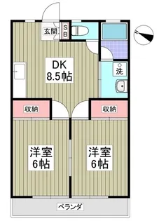アメニティワン【202号室】の間取り