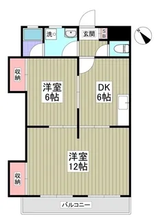 レジデンス田中A【102号室】の間取り