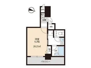 コアパレス常葉6【702号室】の間取り