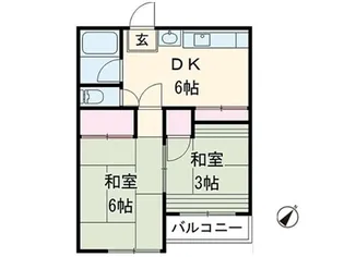 アイエスビル【403号室】の間取り