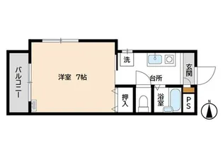 ハイム ホソブチⅡ【101号室】の間取り