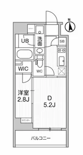 ALTERNA東池袋【510号室】の間取り