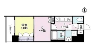リバーレ池袋【1004号室】の間取り