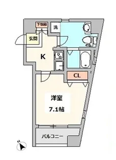 Bonds Terrace 池袋【1003号室】の間取り