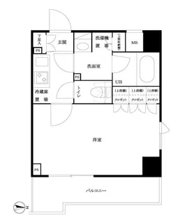 ルーブル池袋弐番館【301号室】の間取り
