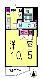 フレイス要町【401号室】の間取り