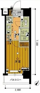 スカイコート池袋第7【308号室】の間取り