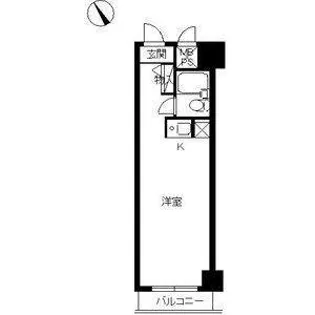 スカイコート池袋第2【1003号室】の間取り