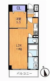 ARISA COURT(アリーサコート)【302号室】の間取り