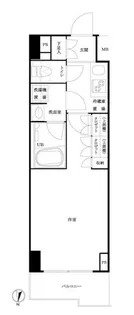 ルーブル池袋弐番館【310号室】の間取り
