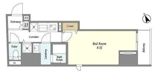 コンフォリア要町【0805号室】の間取り