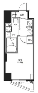 S-RESIDENCE池袋Norte【402号室】の間取り
