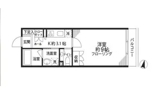 恩京アムールビル【702号室】の間取り
